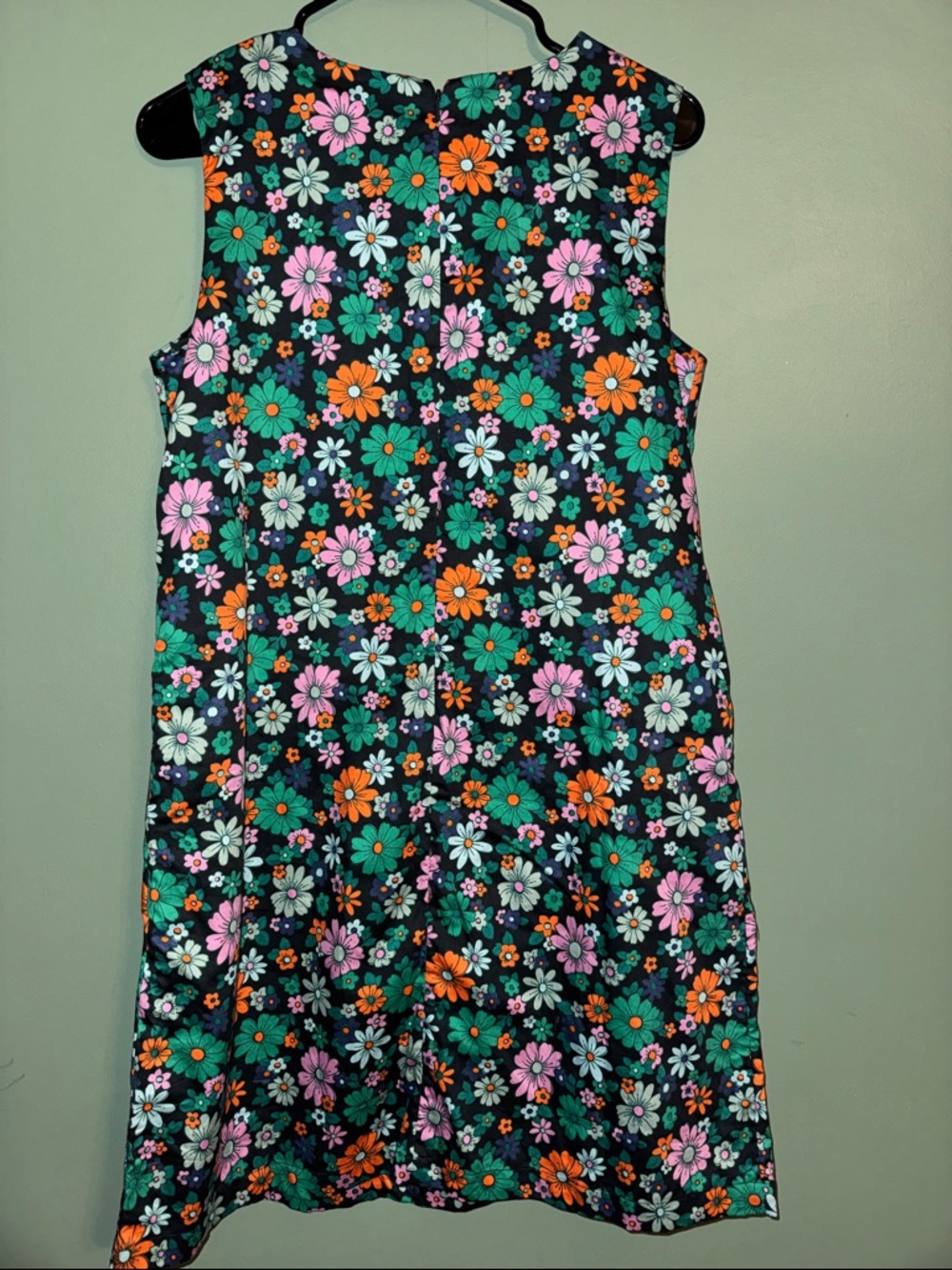 Mod 70s Style Retro Floral Shift Dress Cath Kidston London 10 - Picture 6 of 6